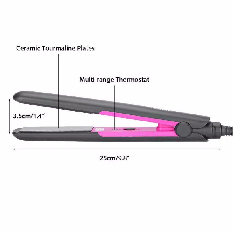 (Hàng Mới Về) Máy Duỗi Tóc Kemei Không Làm Tổn Thương Tóc Hiệu Kemei