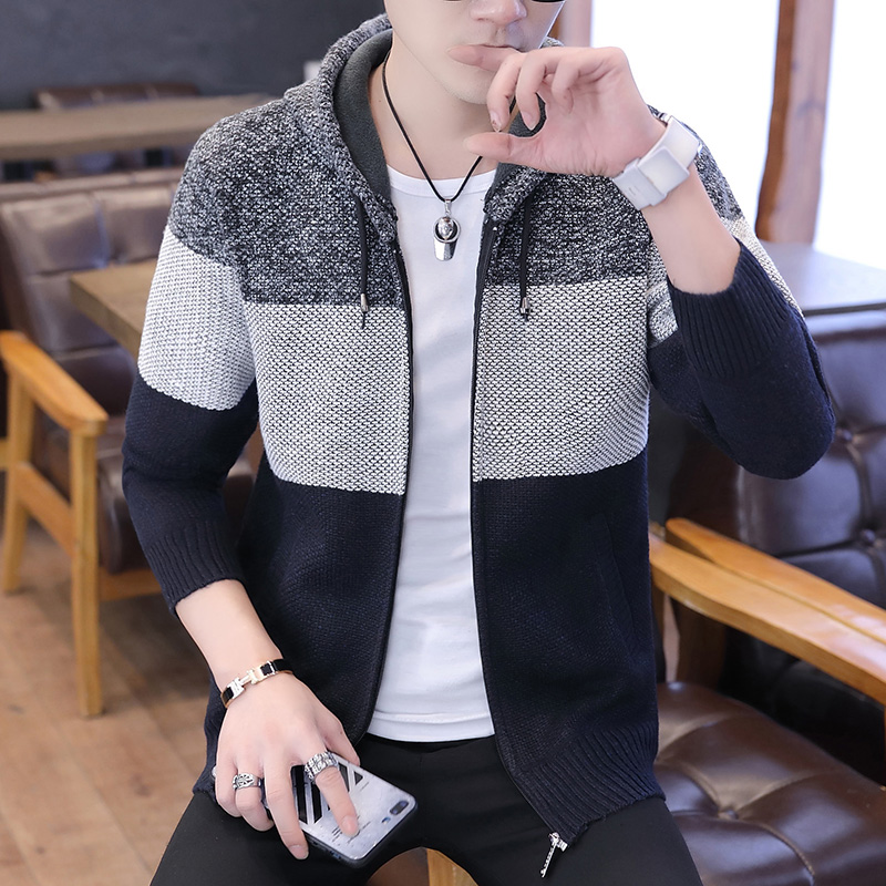 Fashionable Men's Cardigan Wool Coat with Wide Cap | BigBuy360 - bigbuy360.vn