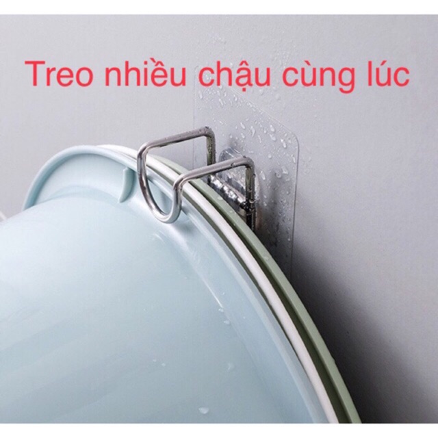 Móc treo chậu 2 size Loại lớn treo được chậu tắm bé