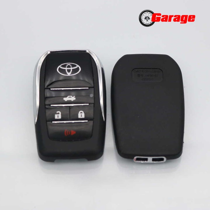 Vỏ độ chìa khóa Toyota 4 nút Camry, Innova, Vios, Fortuner, Corola, Venza, Yaris mẫu gập - TOY656B4