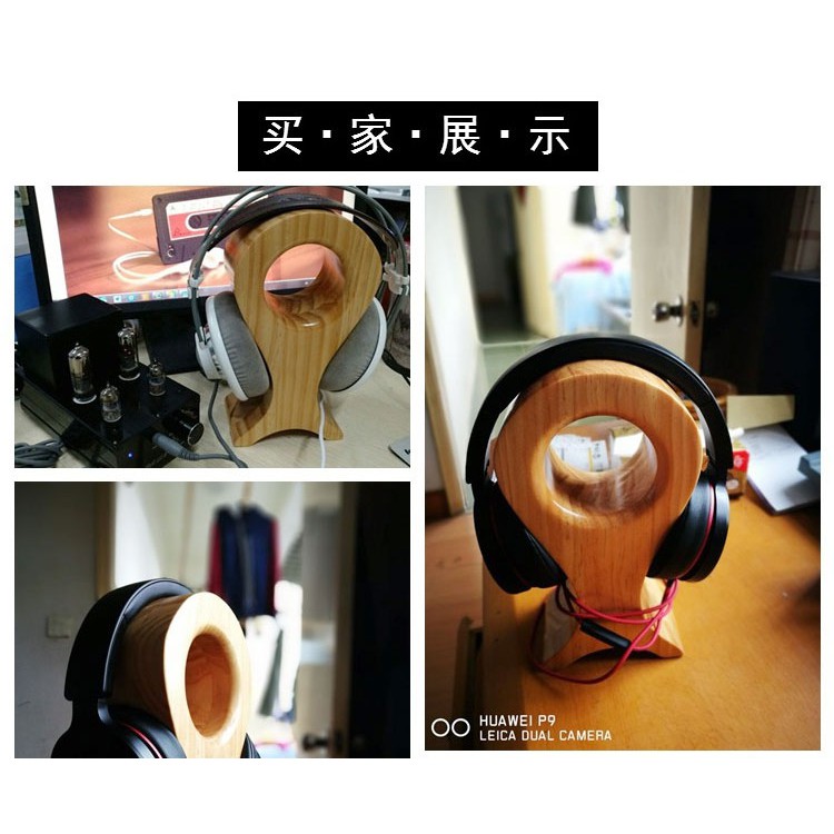 Giá Đỡ Tai Nghe Đứng Bằng Gỗ Thiết Kế Sáng Tạo | BigBuy360 - bigbuy360.vn