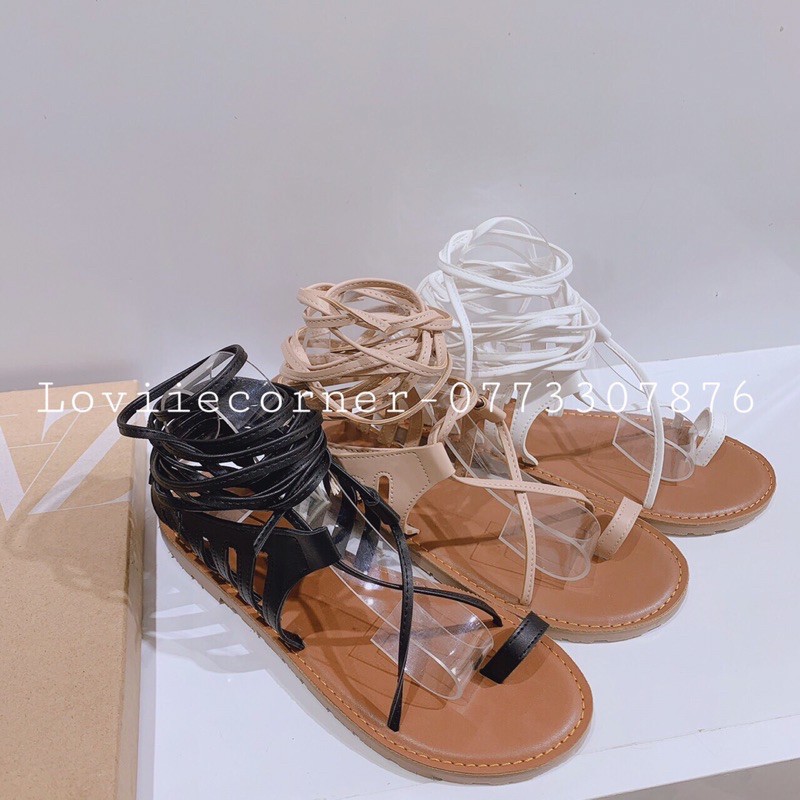 SANDAL NỮ CHIẾN BINH LOVIIECORNER - SANDAL NỮ QUAI MẢNH CỘT DÂY ĐI BIỂN S210515 S211102