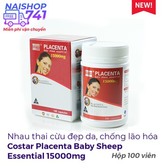 Costar placenta baby sheep essential 15000mg nhau thai cừu đẹp da - ảnh sản phẩm 1