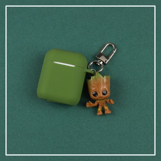 [Mã ELHAJUNE giảm 6% đơn 99K] Bao Vỏ Hộp đựng Airpods 2 – Mô hình Groot cute Vỏ xanh lá