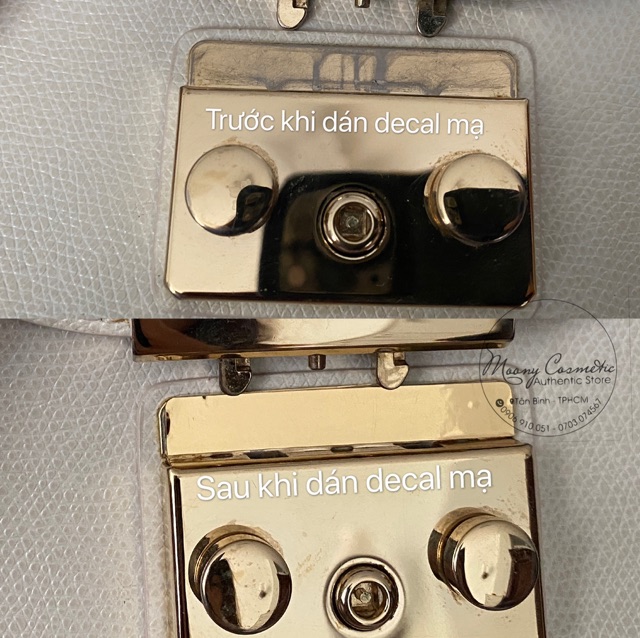 Miếng dán khoá túi chống xước seal dẻo Fur.la Metropolis , philip , MJ siêu xịn