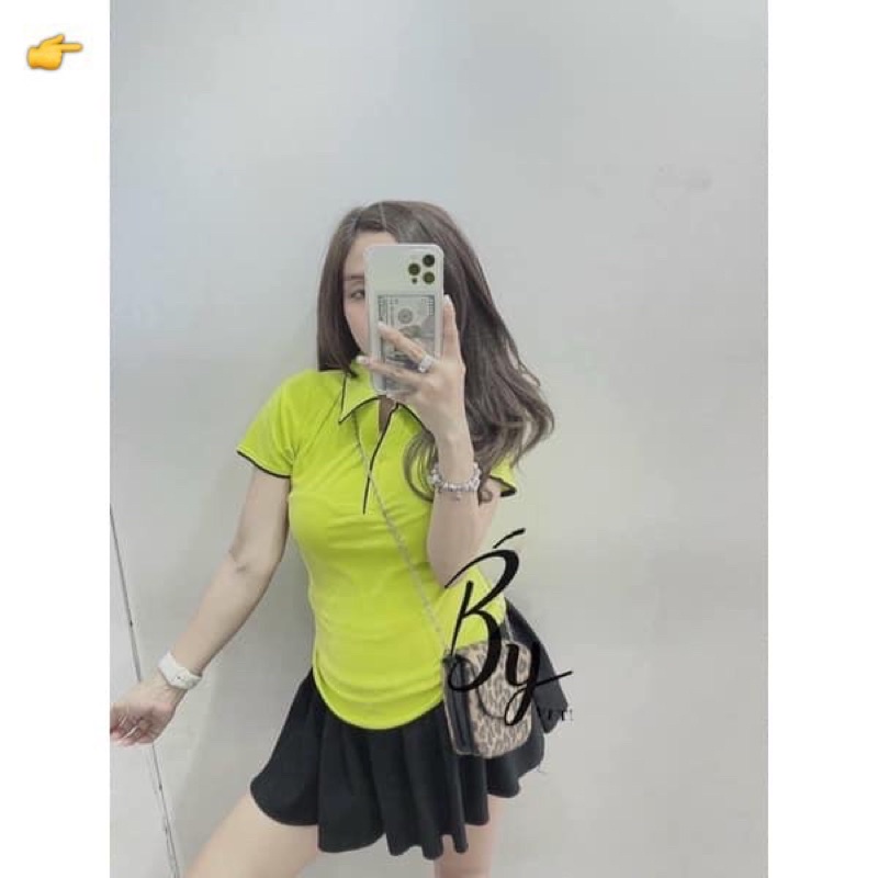 Áo thun borip cổ trụ ôm body - alohastore1