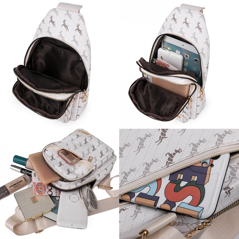 Túi Đeo Trước Ngực Đa Chức Năng Sức Chứa Lớn Phong Cách Ngọt Ngào Mẫu Mới Cho Nữ