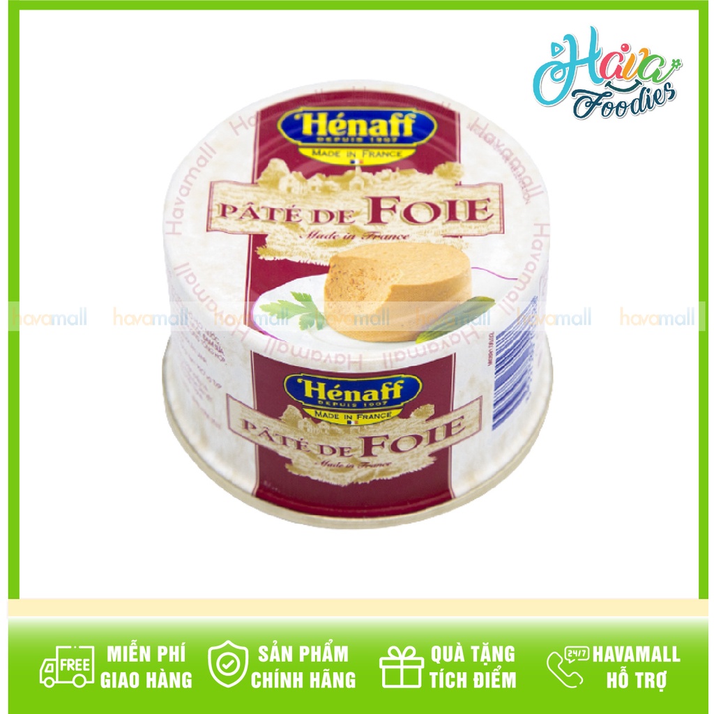 [HÀNG CHÍNH HÃNG] Pate Gan Heo Hénaff 130gr – Pork Liver Pate