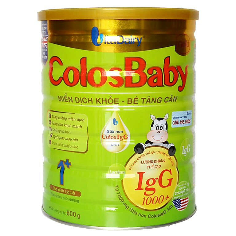 Sữa bột Colosbaby gold số 0+,1+,2+ 800g