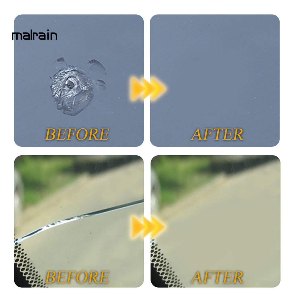 Set dụng cụ hỗ trợ sửa chữa vết nứt trên kính chắn gió xe hơi