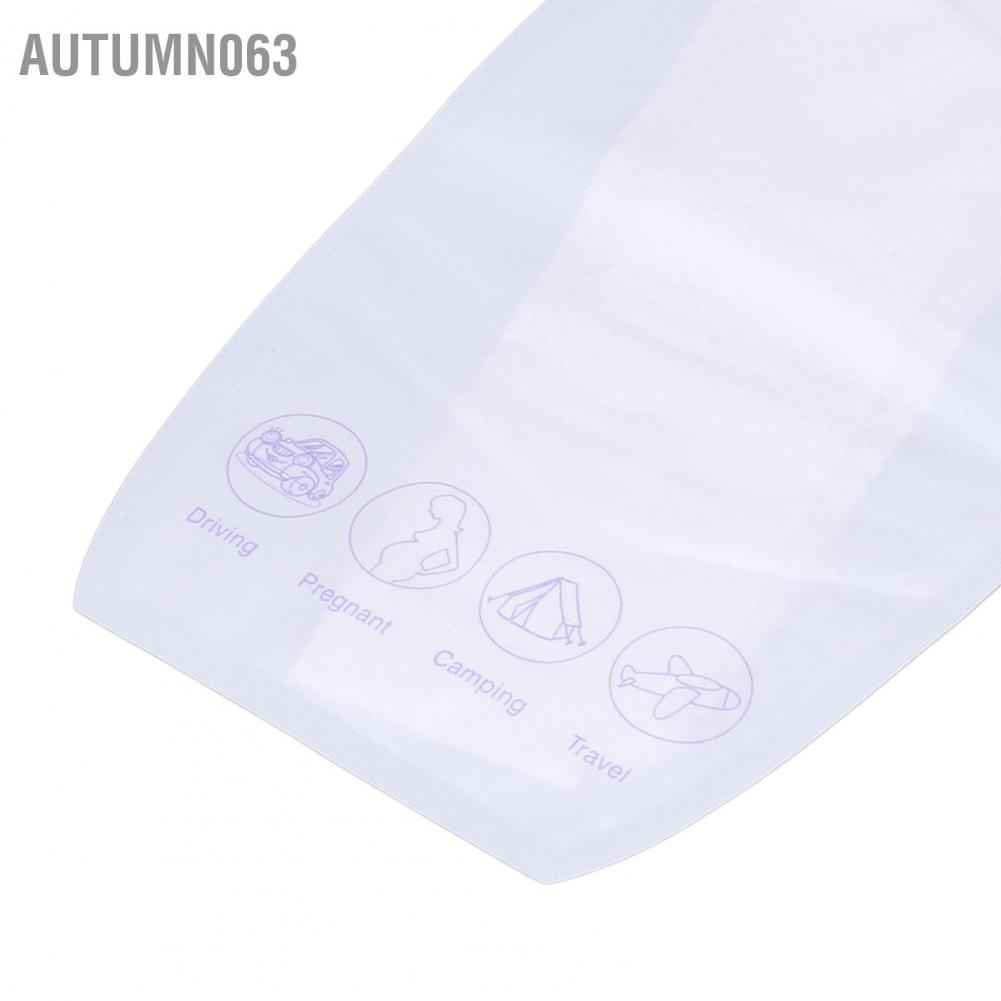 4 chiếc túi đựng nước tiểu di động unisex dùng một lần khẩn cấp khi đi ô tô cho trẻ em/người lớn