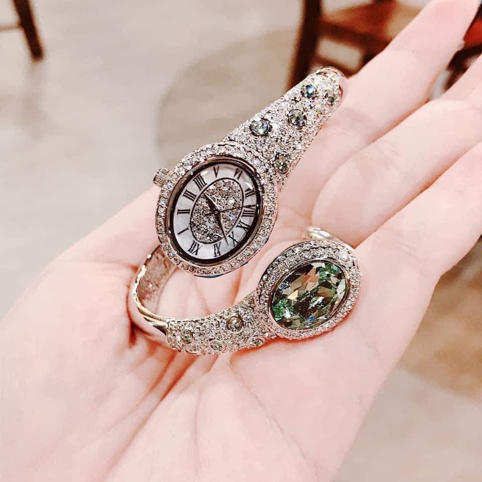 Đồng hồ đeo tay nữ, đồng hồ nữ chính hãng MELISSA đính full kim cương nhân tạo Swarovski siêu sang chảnh, cực đẹp cho nữ
