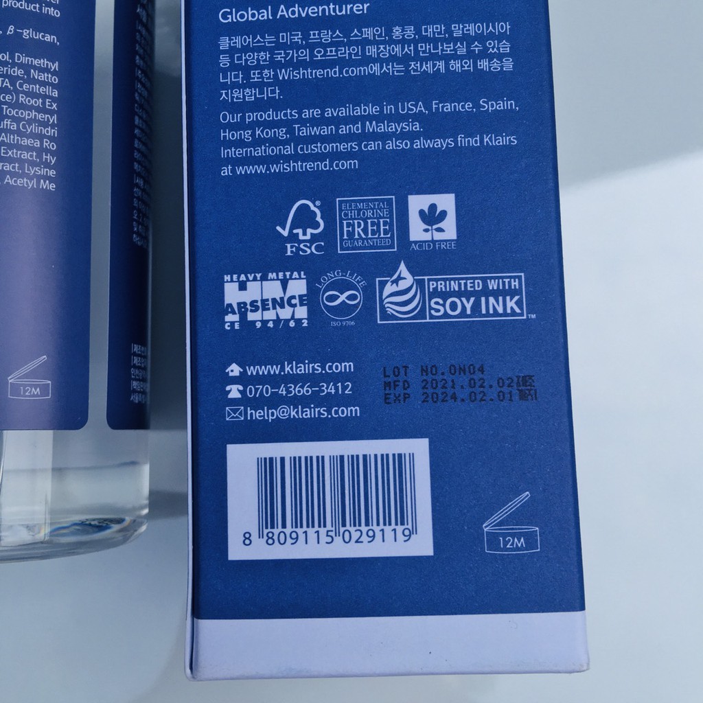 Nước hoa hồng cho da nhạy cảm dưỡng ẩm không mùi Klairs Supple Preparation Unscented Toner | BigBuy360 - bigbuy360.vn