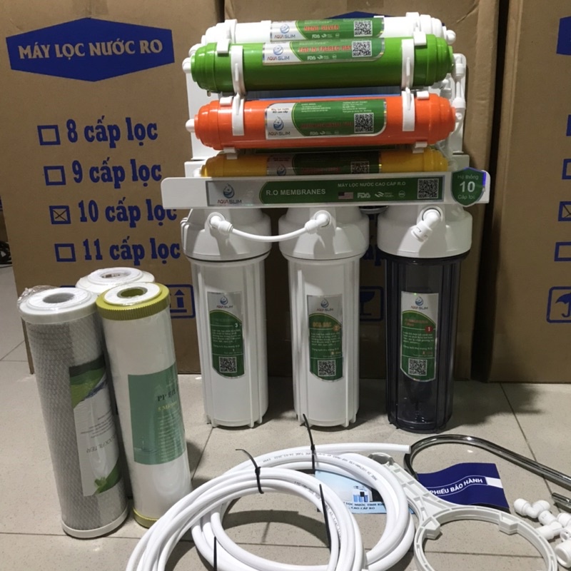 Máy lọc nước UF Aqua có đèn UV 11 cấp - không có nước thải - không dùng điện - tặng bộ lọc 123  - có giá sỉ