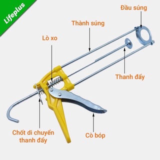 Súng bắn Silicon Vàng Bosman(hàng chất lượng loại 1)