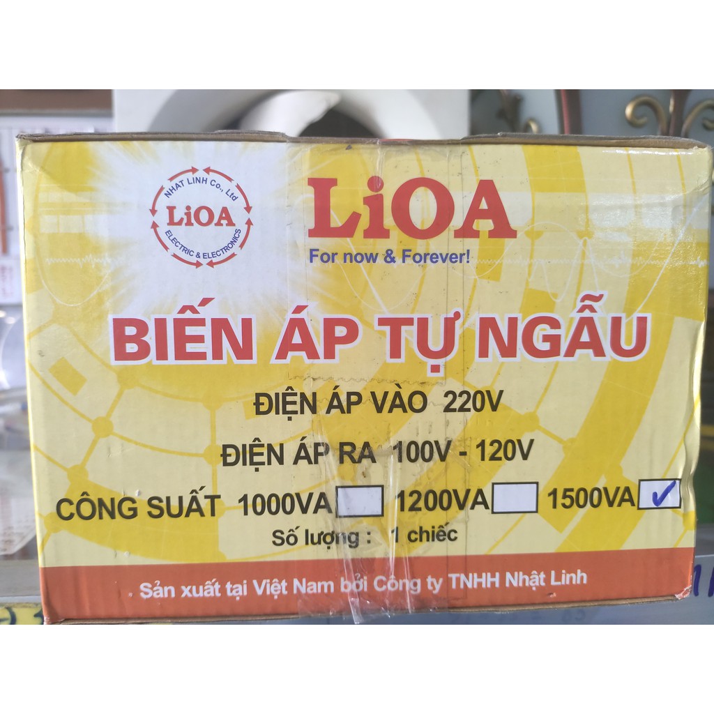 Biến áp đổi nguồn tự ngẫu LIOA - 1500Kva ( Chuyển nguồn từ 220v -> 110V )