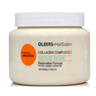 Kem hấp ủ tóc phục hồi olexrs argan oil collagen complex 500ml