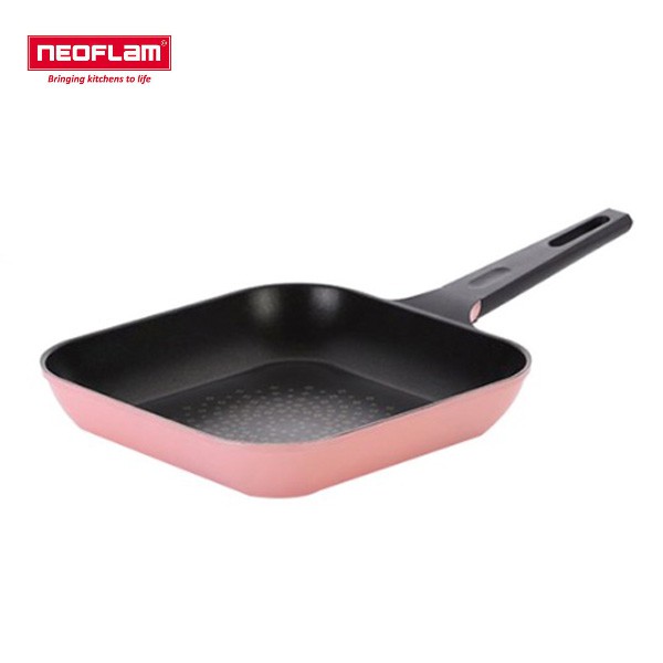 NEOFLAM I love diamond square Pan pink_28cm