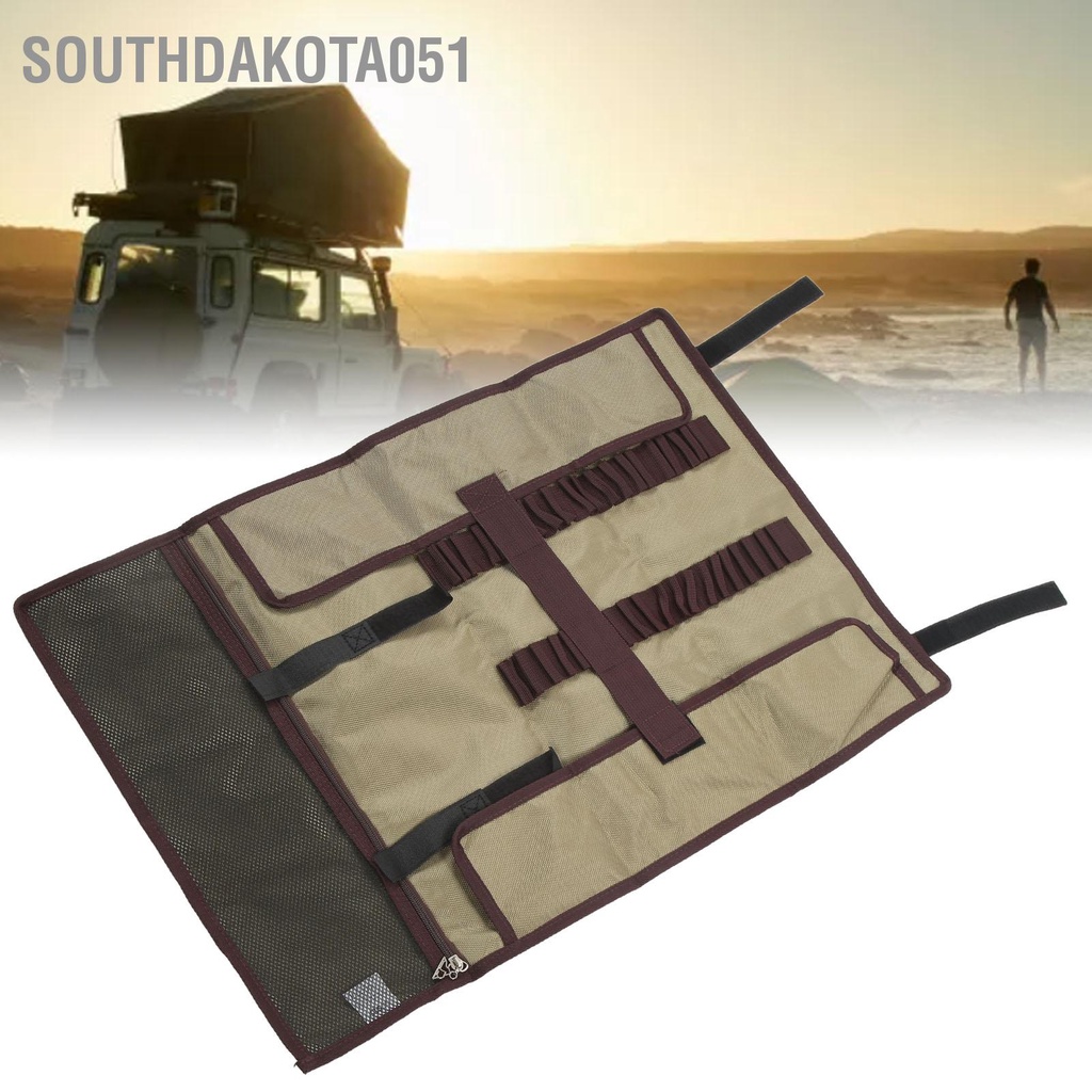 Southdakota051 Tent Stake Túi lưu trữ Thiết kế Tay cầm Đơn giản Lưới vải Oxford Chốt Lều Cắm trại Búa Cửa hàng Gói