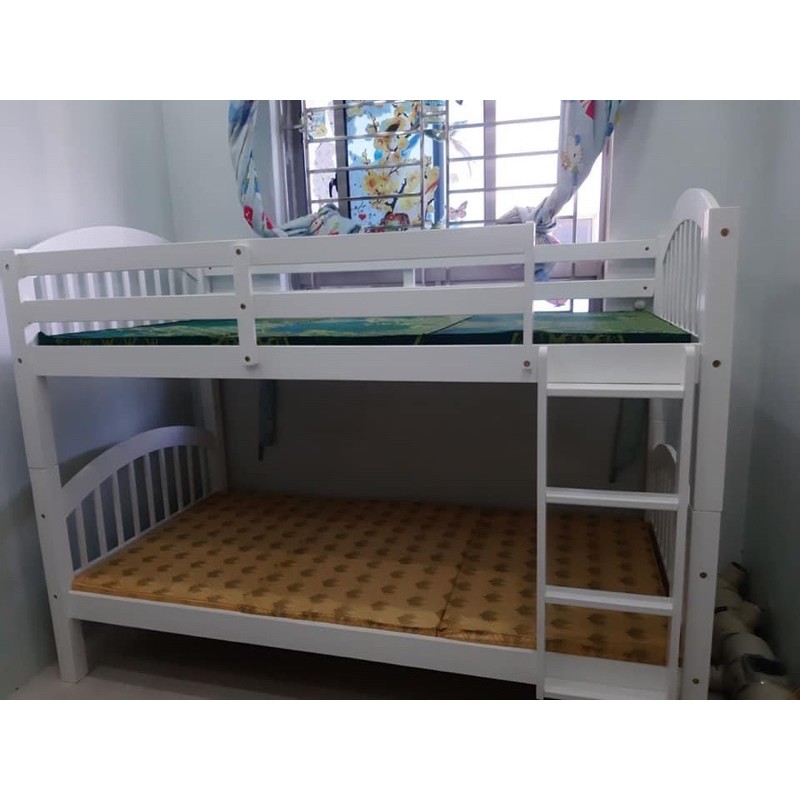 [XẢ HÀNG] Giường 2 Tầng Uni Gỗ Tự Nhiên - TRắng | BigBuy360 - bigbuy360.vn