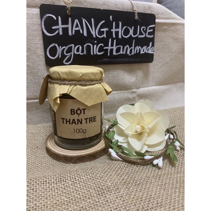 100g Bột Than Tre Hoạt Tính Handmade Đắp Mặt Nạ Làm Sạch Da Dưỡng Trắng Hiệu Quả