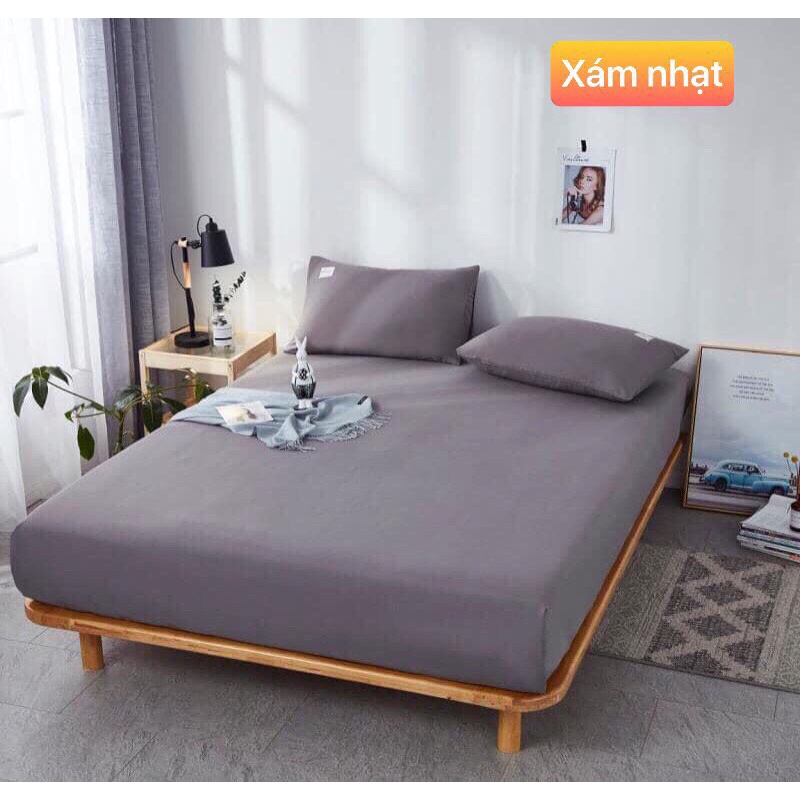 Bộ ga giường và vỏ gối Cotton TC VIE Home Bedding đủ kích thước trải nệm 1m2, 1m4, 1m6, 1m8, 2m chưa gồm chăn