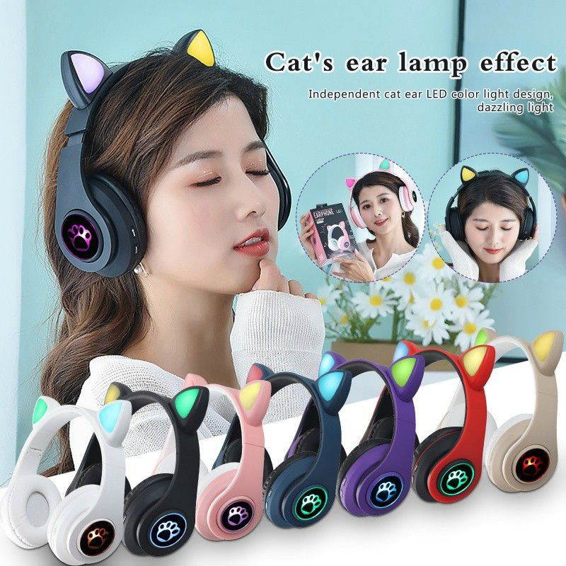 TAI NGHE BLUETOOTH CHỤP TAI MÈO V-26M,,