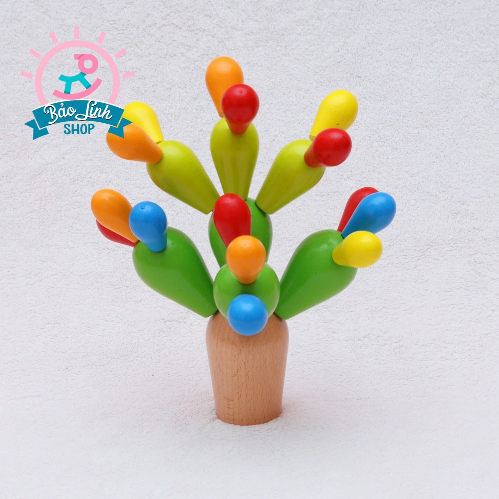 Cây xương rồng - Đồ chơi cho bé vận động tinh, rèn luyện tập trung, kiên nhẫn - LOẠI ĐẸP| Đồ chơi an toàn