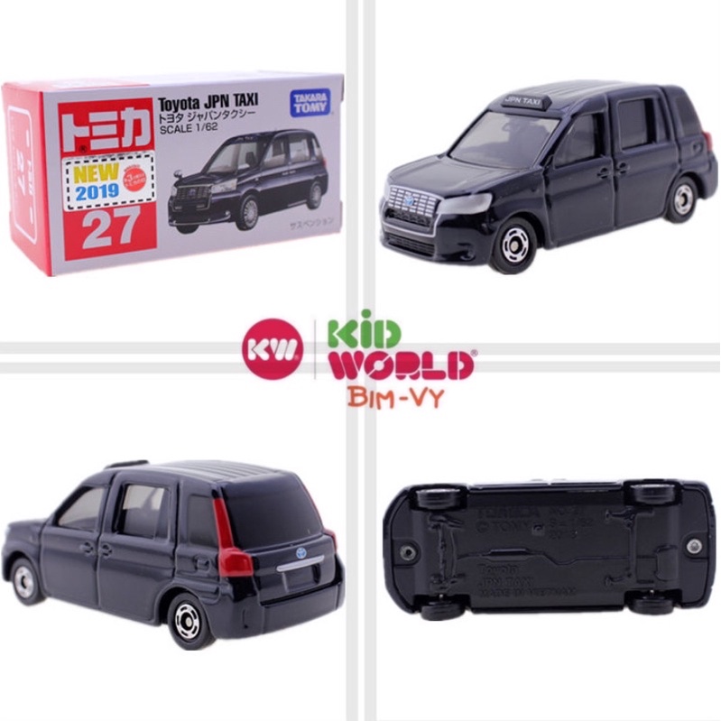 Xe mô hình Tomica Box Toyota JPN Taxi. MS: 395. Tỷ lệ 1:62.