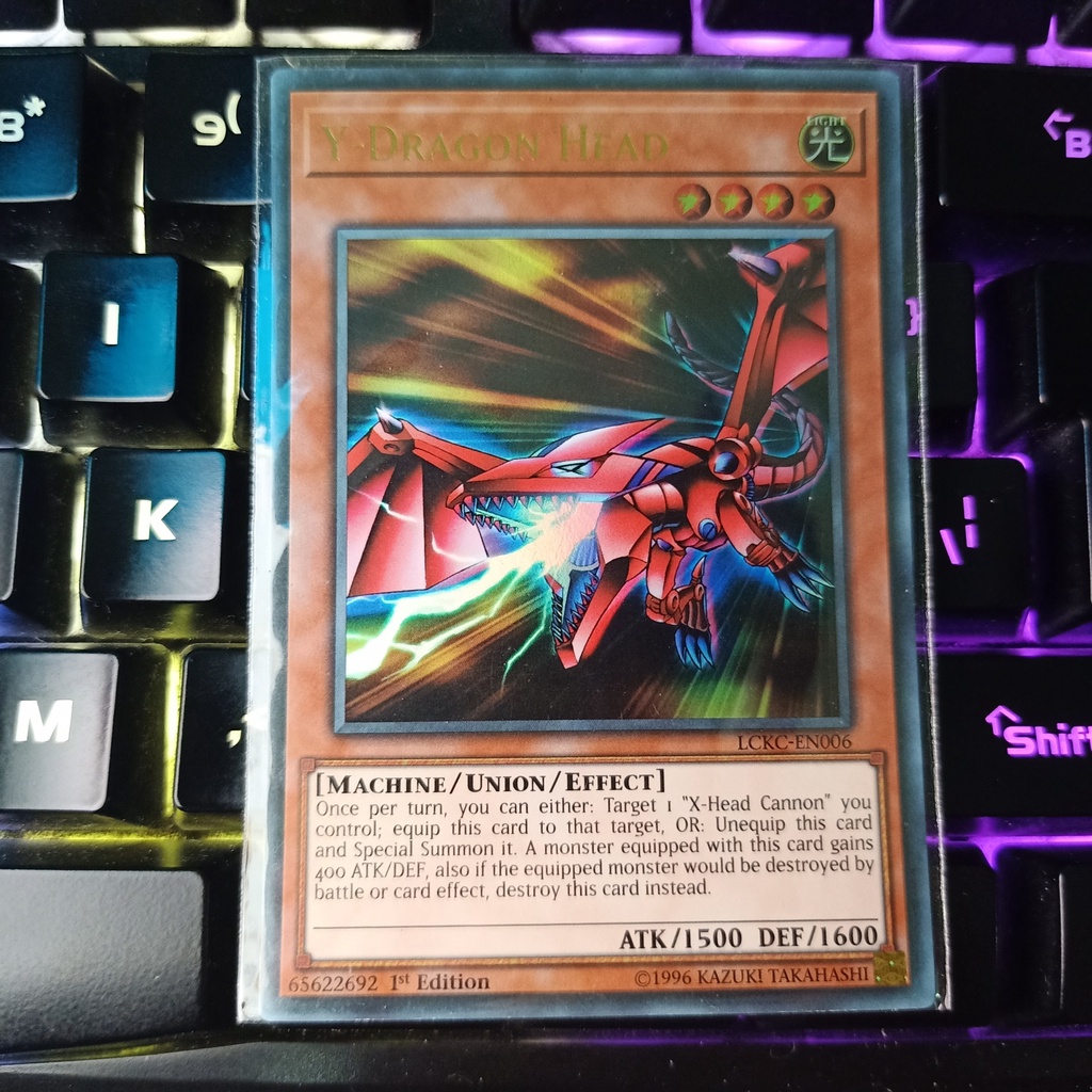 Bài Yu-Gi-Oh! Y-Dragon Head - LCKC-EN006 - Ultra Rare