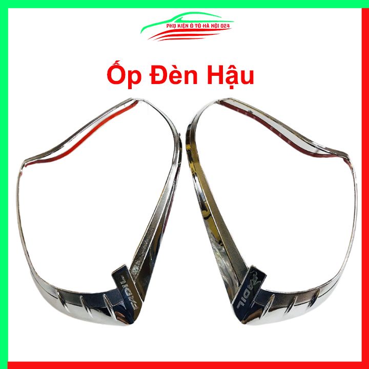 Ốp viền đèn pha hậu mạ crom Fadil 2019-2022 chống trầy trang trí bảo vệ xe