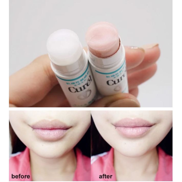 Son Dưỡng Ẩm Chuyên Sâu Có Màu Curél Intensive Moisture Care Moisture Lip Care Cream Light Pink Type 4.2g