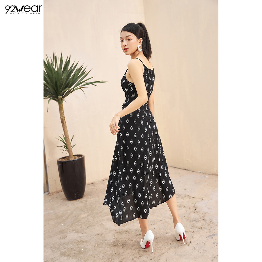 Đầm váy nữ dự tiệc 92WEAR (2 MÀU) đủ size, dáng dài đến bắp cân DDW1052 | BigBuy360 - bigbuy360.vn