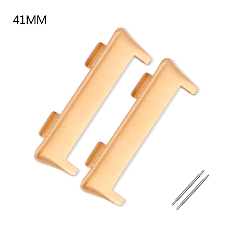 Set 2 Đầu Nối Kim Loại Cho Đồng Hồ Thông Minh 41mm 46mm