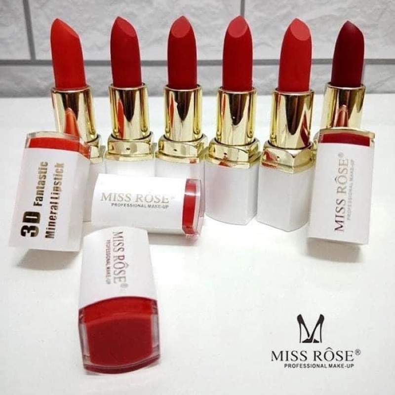 son Miss rose 3D lì mềm mịn tông đỏ sang chảnh