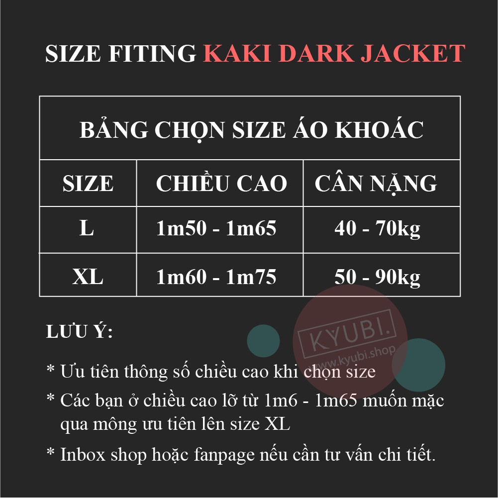 ÁO KHOÁC KAKI NỮ DARK (ẢNH THẬT 2 MẪU, CÓ SIZE) | BigBuy360 - bigbuy360.vn