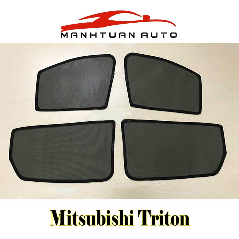 Rèm chắn nắng xe Mitsubishi Triton 2010 -2021 có hít nam châm cao cấp