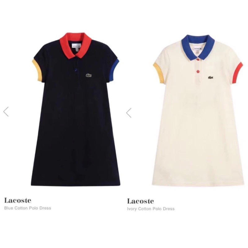 Váy polo cộc tay Lacoste 12-28kg (có ảnh thật)