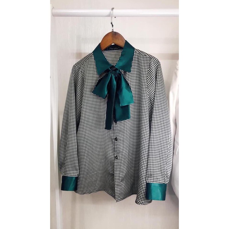 [Mã WASTUP giảm 10% tối đa 30K đơn 99K] ⚡️BÁN SỈ⚡️Áo Sơ mi lụa viền xanh | BigBuy360 - bigbuy360.vn