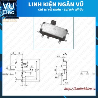 Combo 5 Công Tắc Gạt MP3 MK12C02