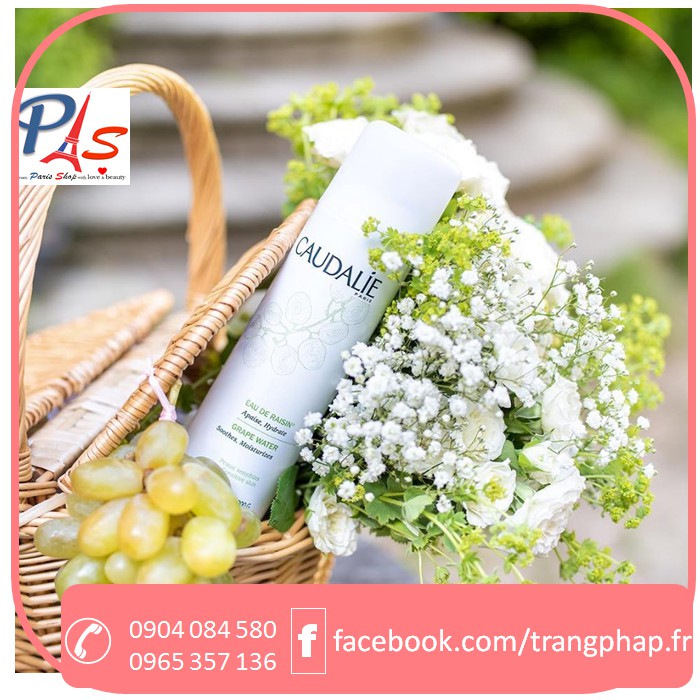 [AUTH PHÁP]  XỊT KHOÁNG nho Caudalie