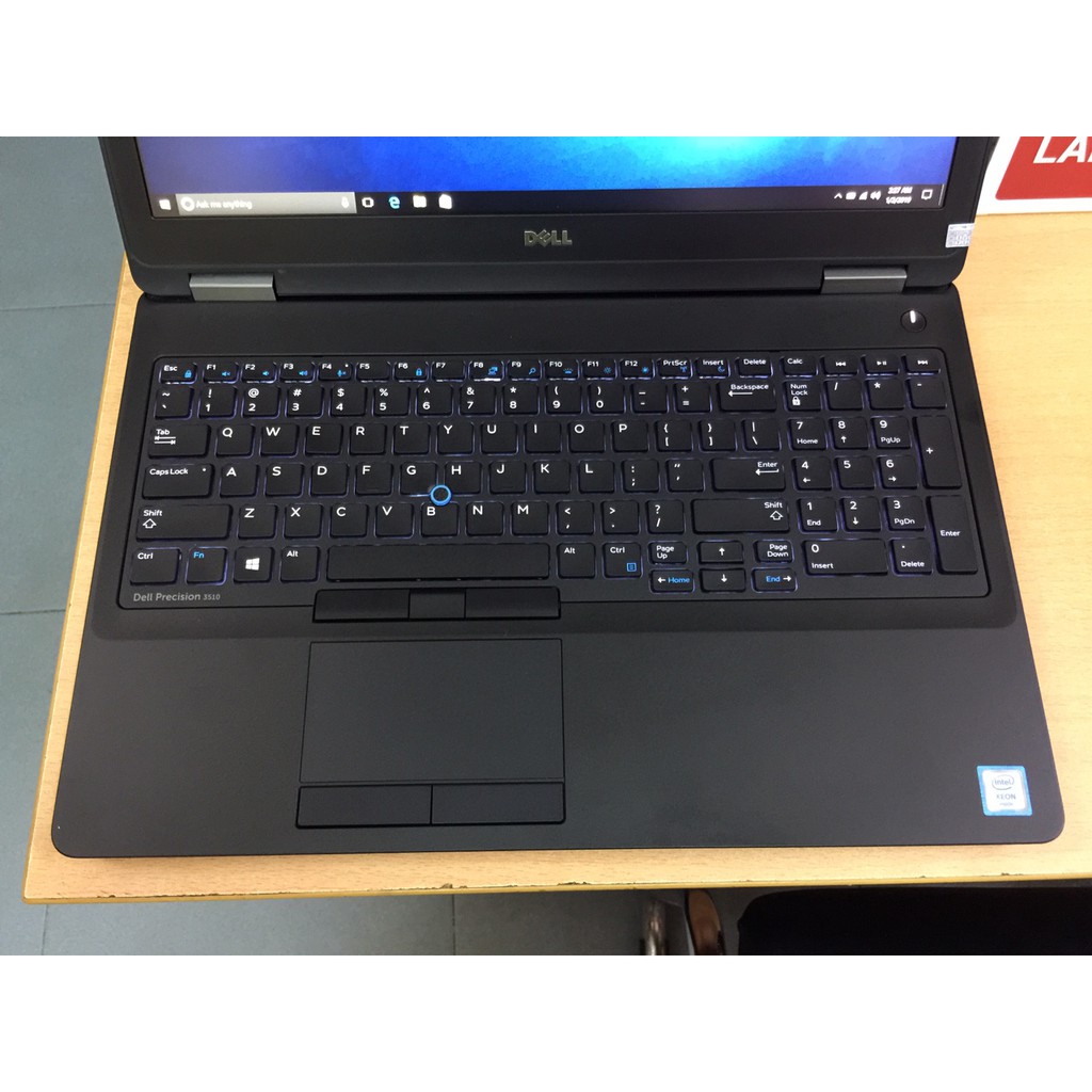 laptop Dell Precision 3510 Cpu i7. 6820HQ, Ram 8Gb, Ssd 256Gb, vga rời 2Gb, màn full HD