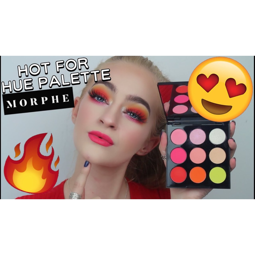 [FULLSIZE ] BẢNG MÀU 9 Ô MORPHE 9H HOT FOR HUE ARTISTRY PALETTE