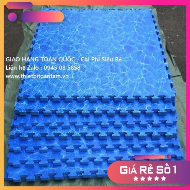 giá rẻ nhất -  Thảm mút lót sàn thể thao 3D đại dương, cao su xốp lót sàn 100 x100cm giá tốt