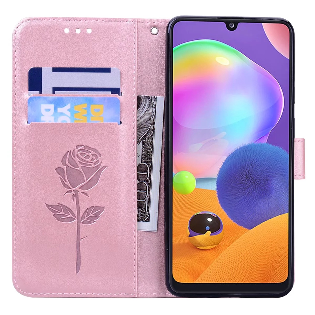 Ốp Bao Da Điện Thoại Nắp Lật Mềm Cho Samsung Galaxy A02S A02 A12 M12 A22 A32 A52 A72 M21 A01 Core A21S S30 S21 S20 Plus Ultra