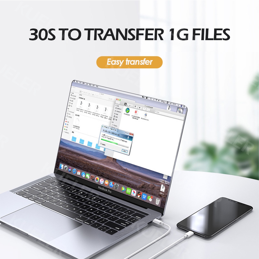 Dây sạc nhanh IPQC3.0 IP2m đầu TypeC