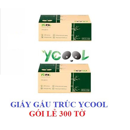 GIẤY ĂN GẤU TRÚC YCOOL 300 TỜ [GÓI LẺ]