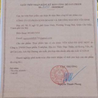 YẾN SÀO ONE NEST