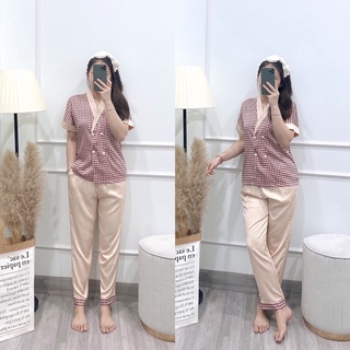 Set vest kẻ đỏ