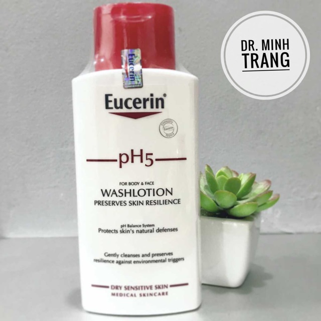 ( CHÍNH HÃNG) Sữa Tắm Eucerin Ph5 Cho Da Nhạy Cảm- EUCERIN PH5 WASHLOTION